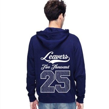 New Leavers Hoodie style Curly design Hoodie with names inside 